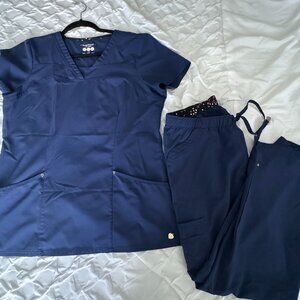 HeartSoul Navy Scrub Set